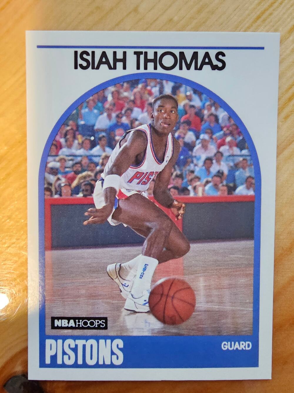 Isiah Thomas 1989-1990 NBA Hoops #250 - Detroit Pistons - Fresh Pull